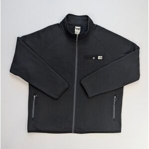 The North Face XXL Full Zip Fleece Jacket Gray Chest Pocket